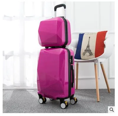 20"24" Inch Women Travel Luggage Trolley Suitcase Luxury Brand Boarding Case Rolling Luggage Case