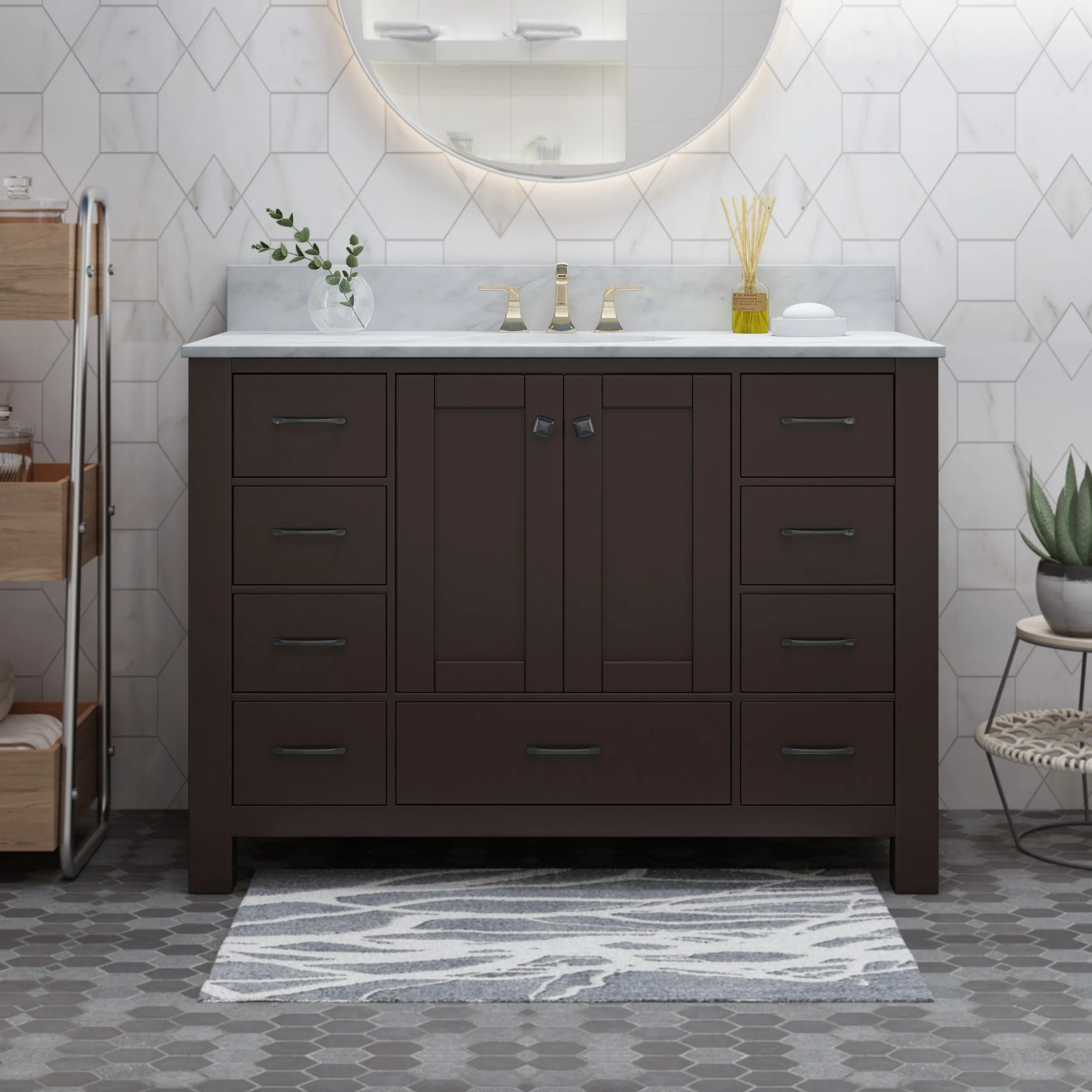 48" Wood Bathroom Vanity (Counter Top Not Included) - NH778703