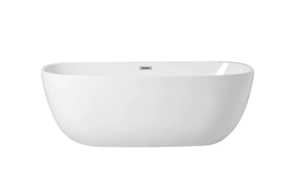 Allegra 70" Soaking Roll Top Bathtub