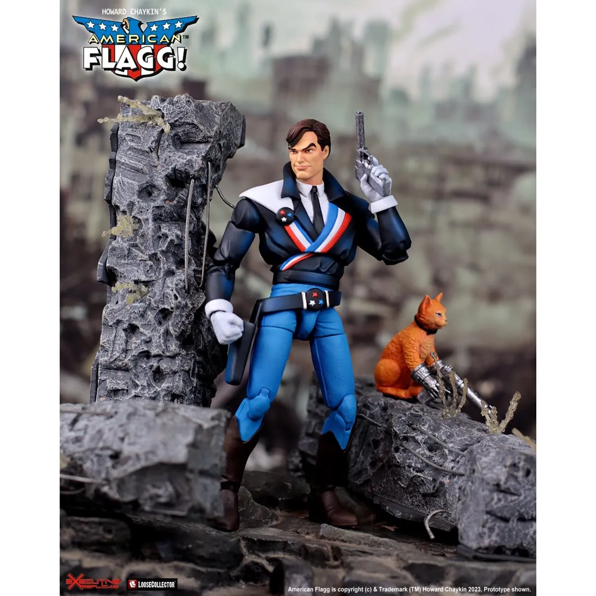 American Flagg 6" Inch Action Figure - Executive Replicas