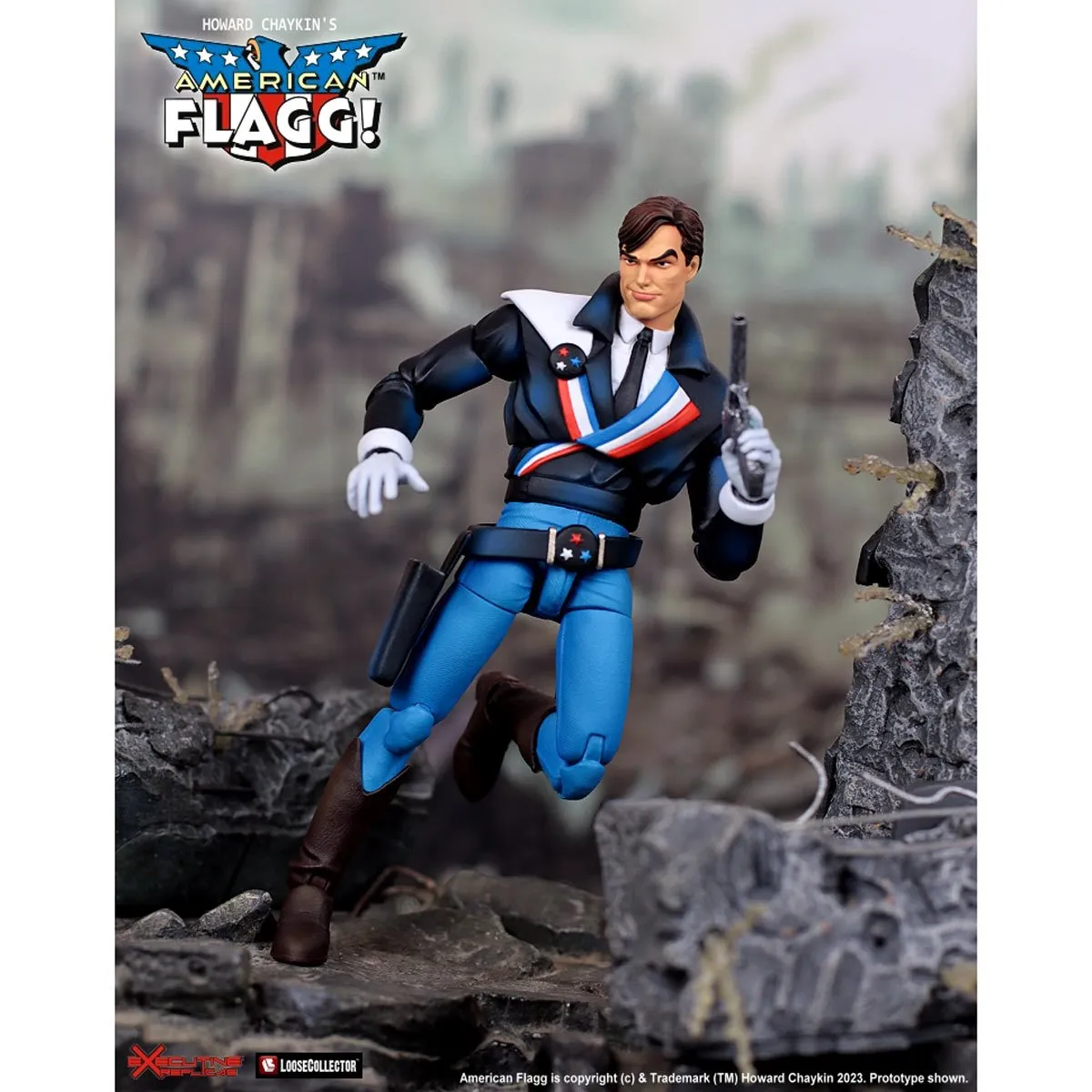 American Flagg 6" Inch Action Figure - Executive Replicas