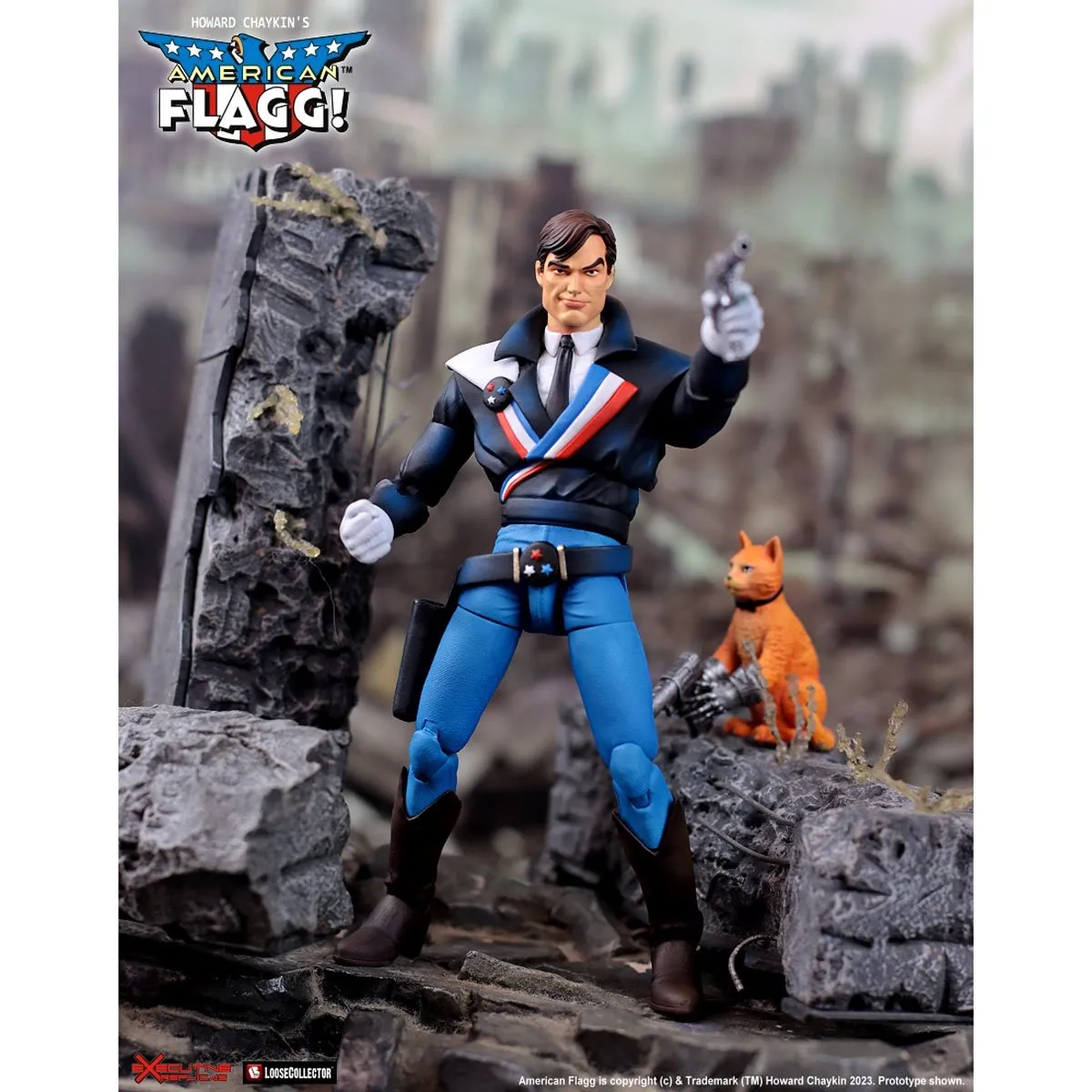 American Flagg 6" Inch Action Figure - Executive Replicas