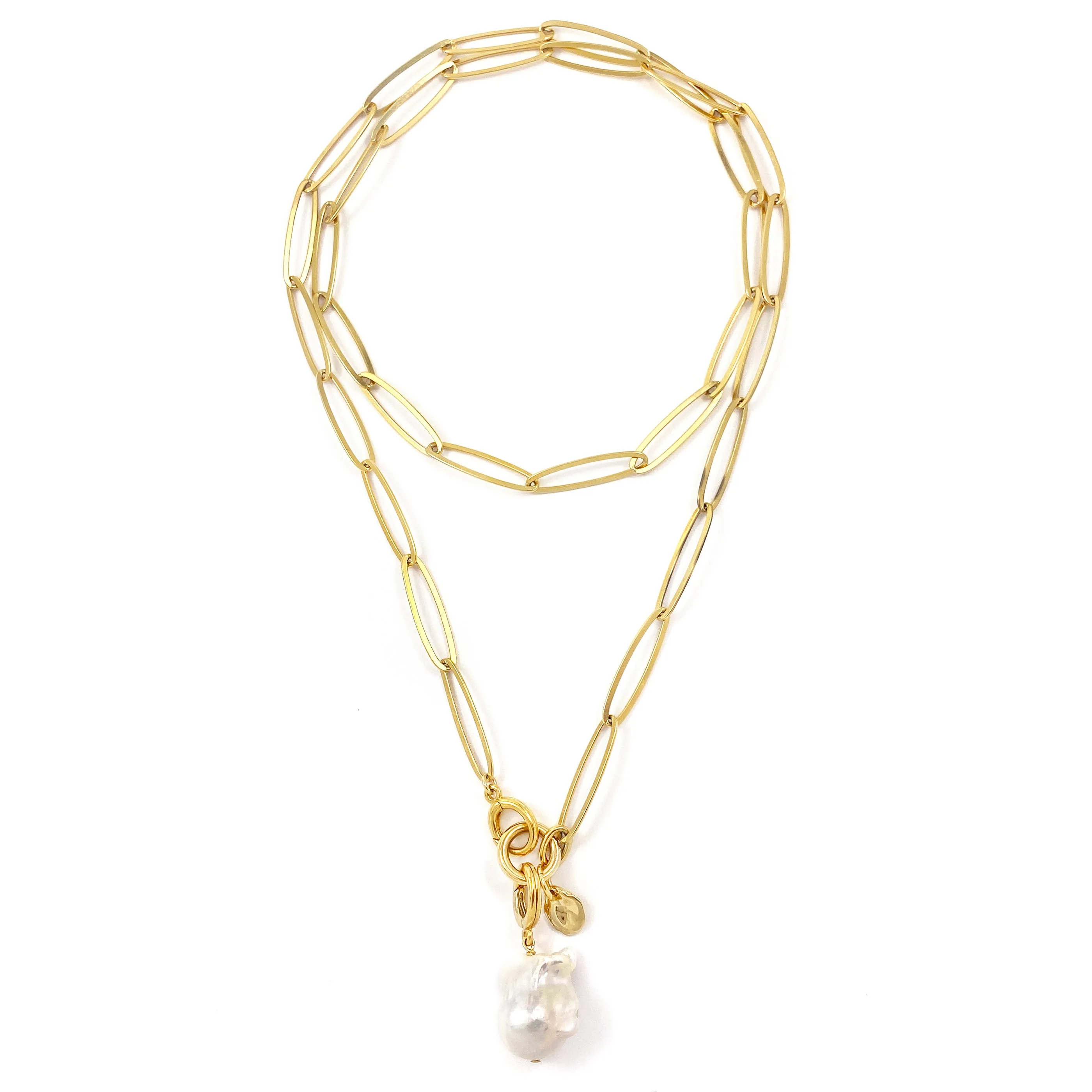 Arden Convertible Lariat - Gold