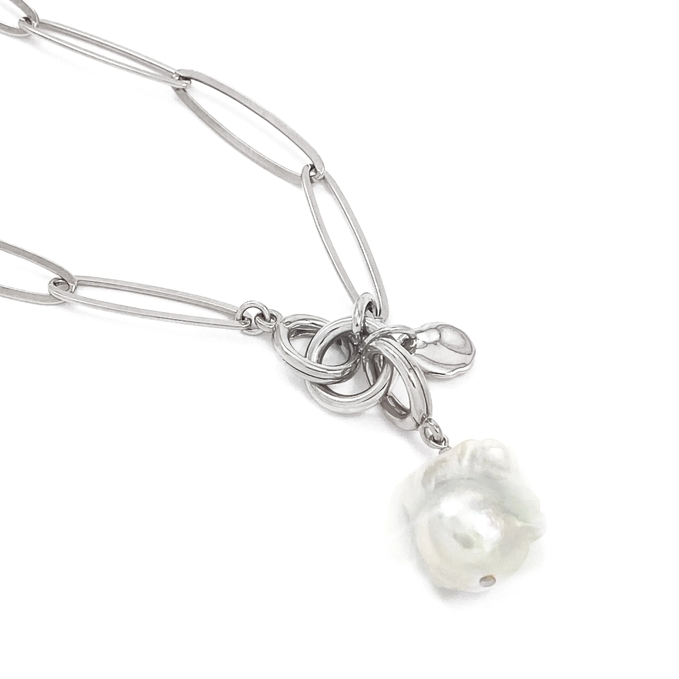 Arden Convertible Lariat - Silver