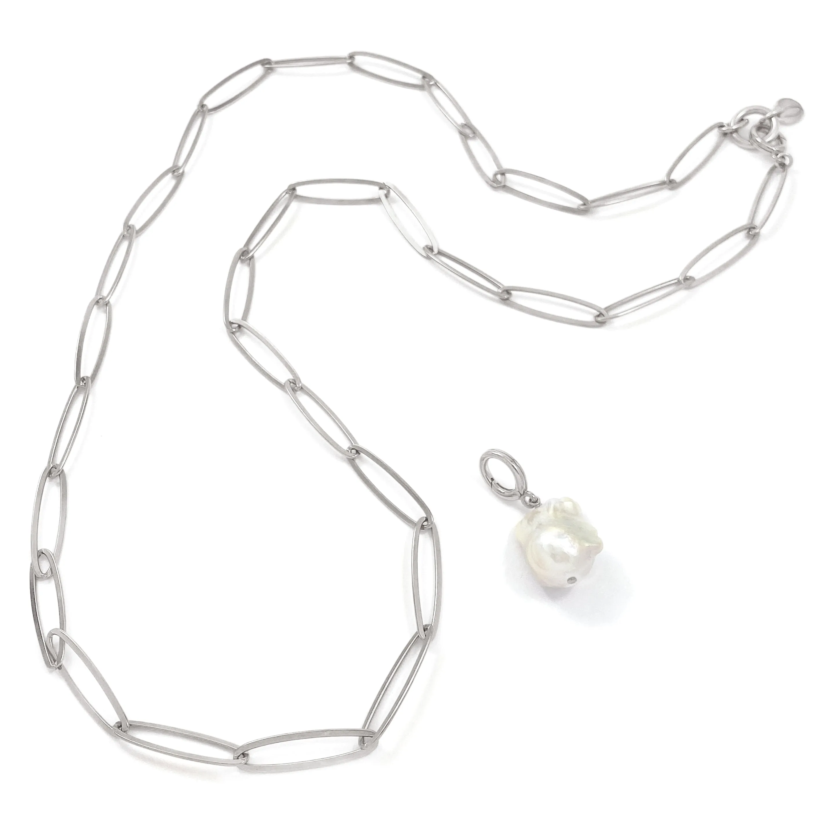 Arden Convertible Lariat - Silver