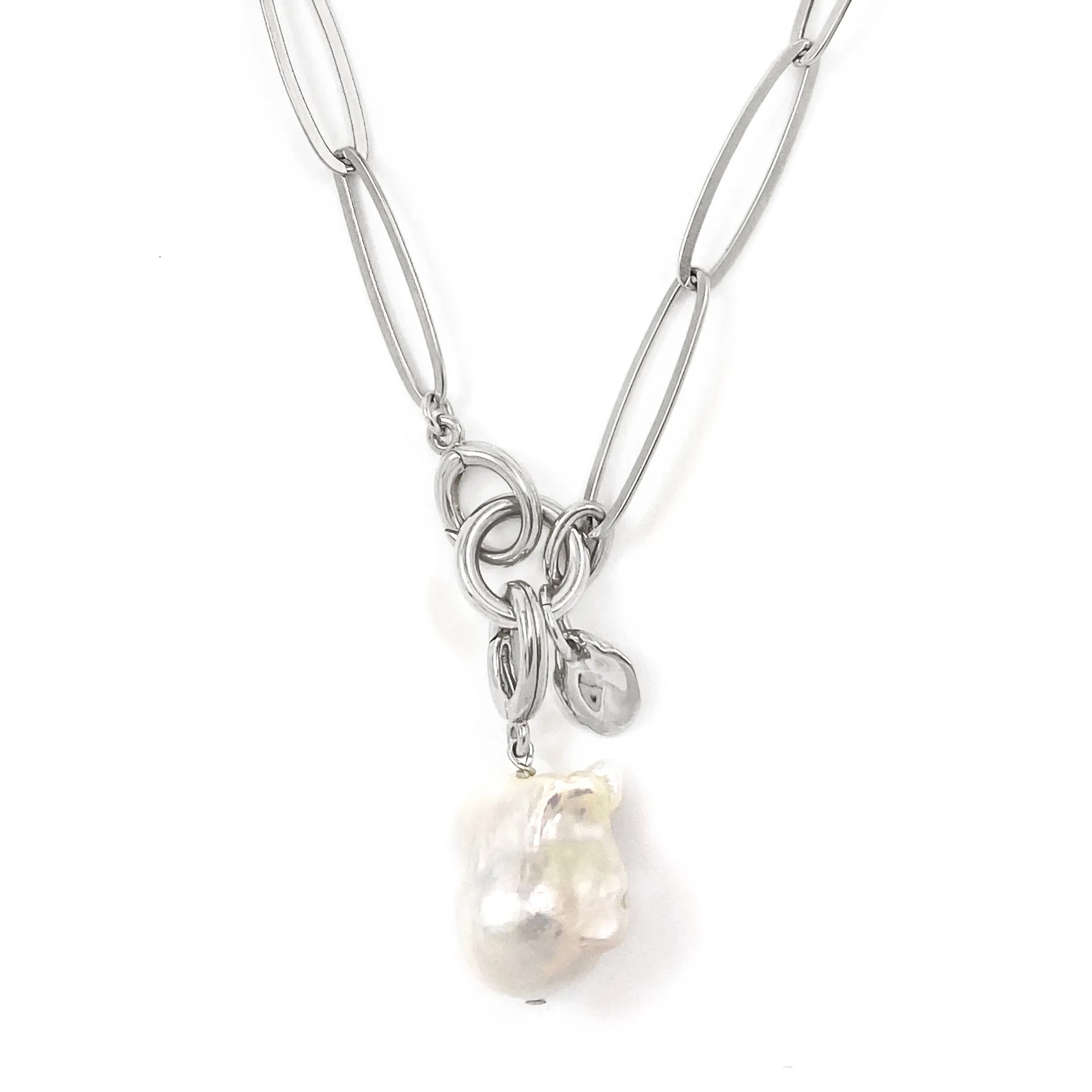 Arden Convertible Lariat - Silver