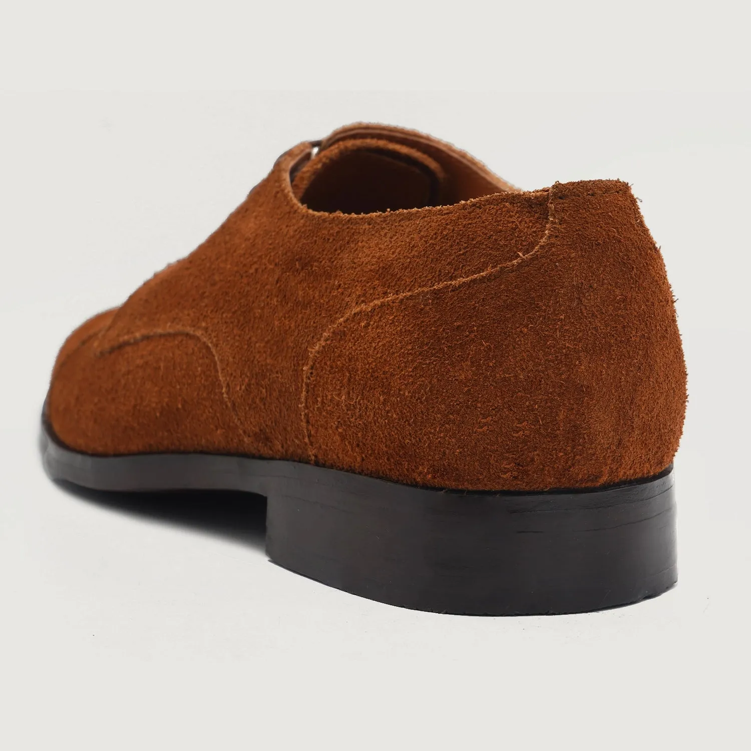 Attorney Derby Brown Suede Leather Shoes