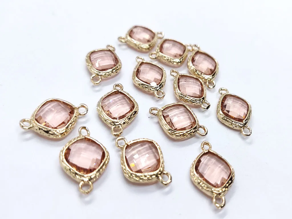 Baby Pink Fancy Crystal Charms