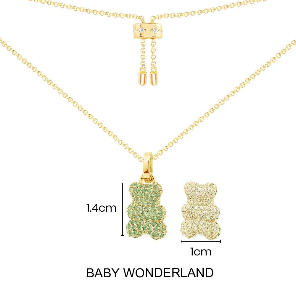 Baby Wonderland Yummy Bear Adjustable Necklace