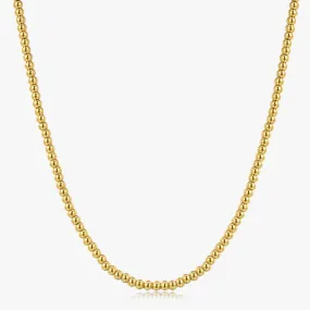 Beaded Gold Chain