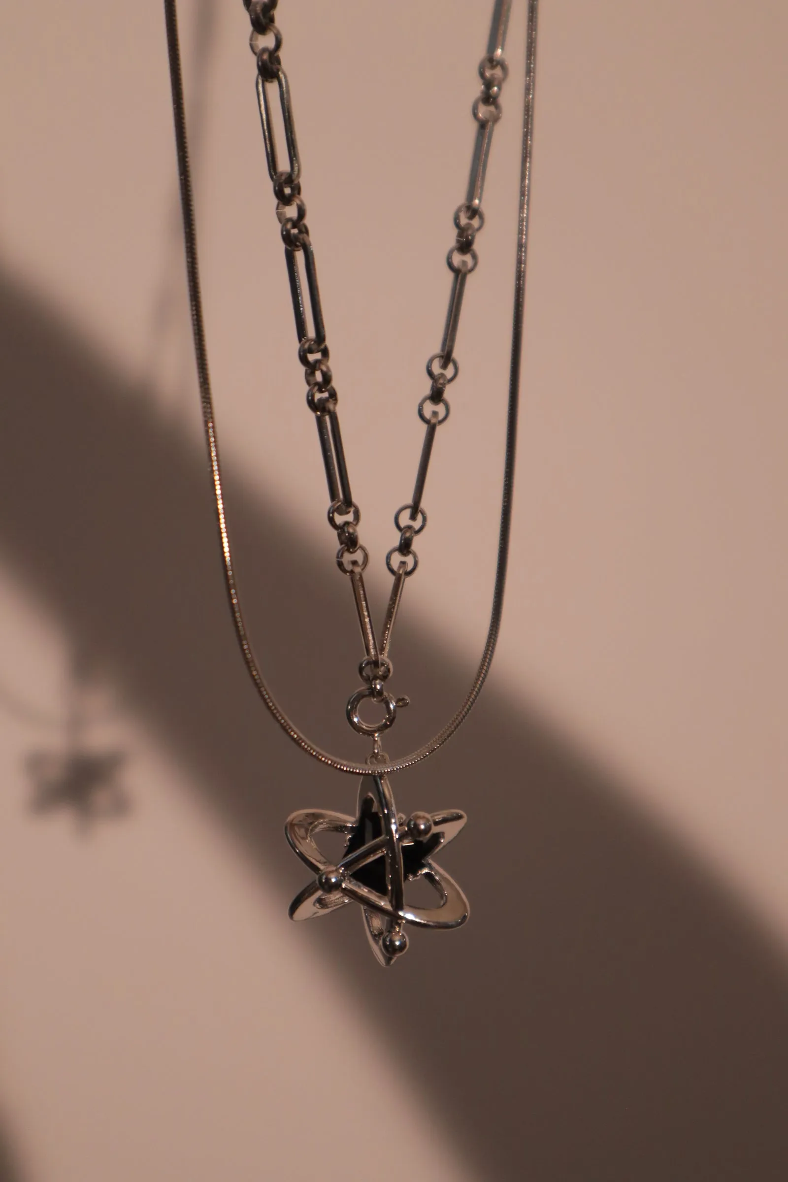 Black Gem Galaxy Necklace