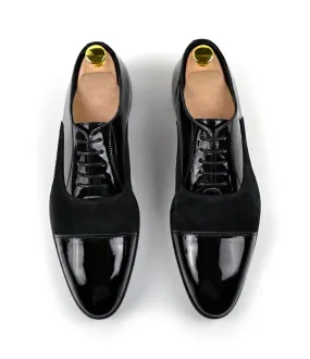 Black Patent Combination Oxfords