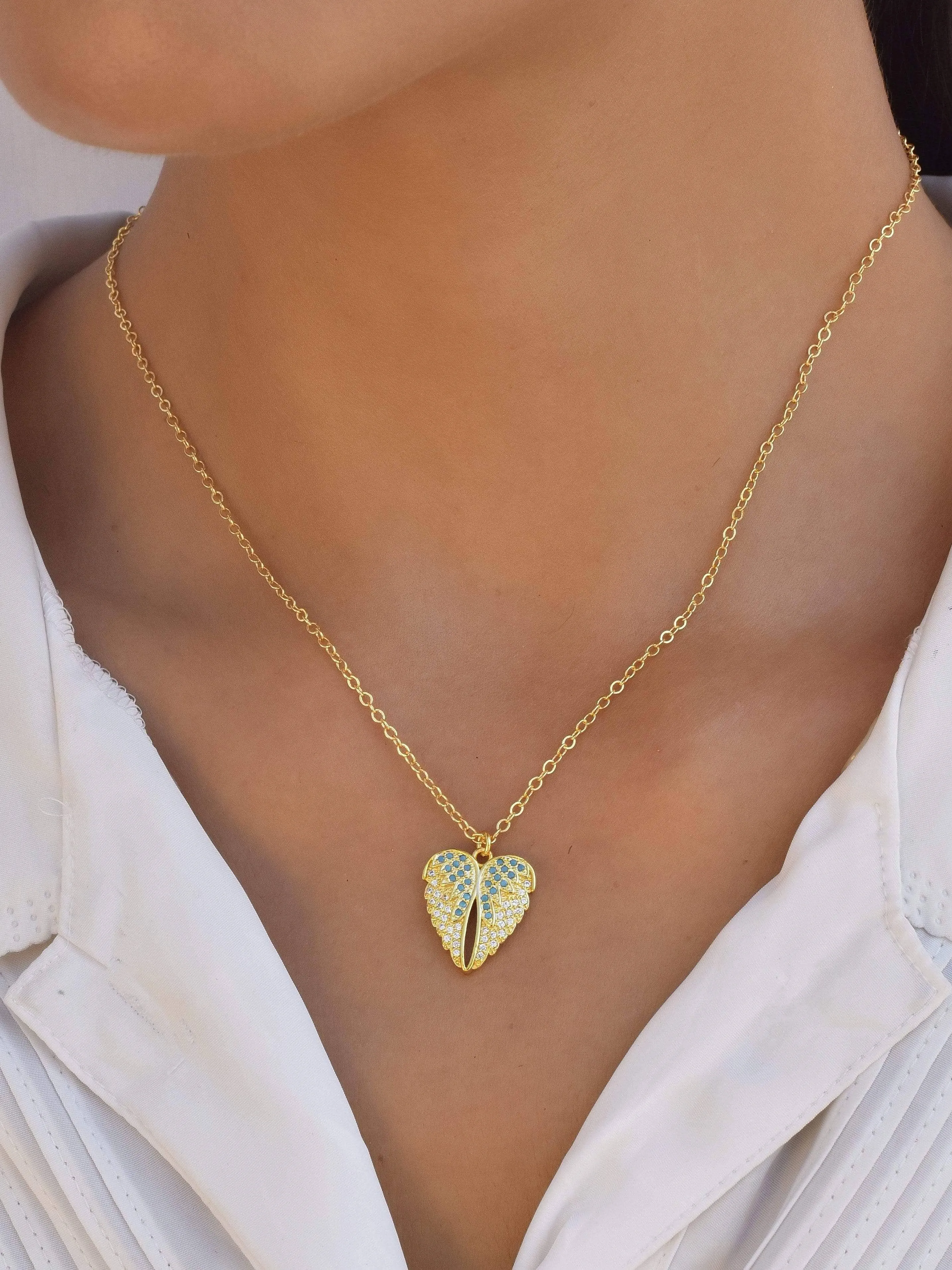 Butterfly Heart Necklace