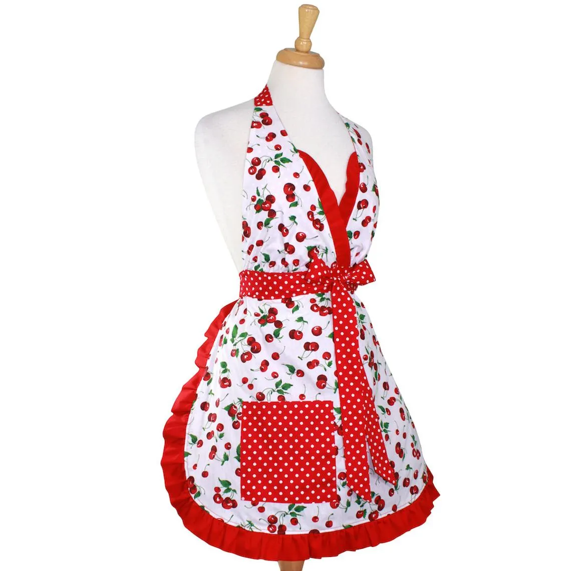 Cherry Pie Holiday Retro Apron #CPA