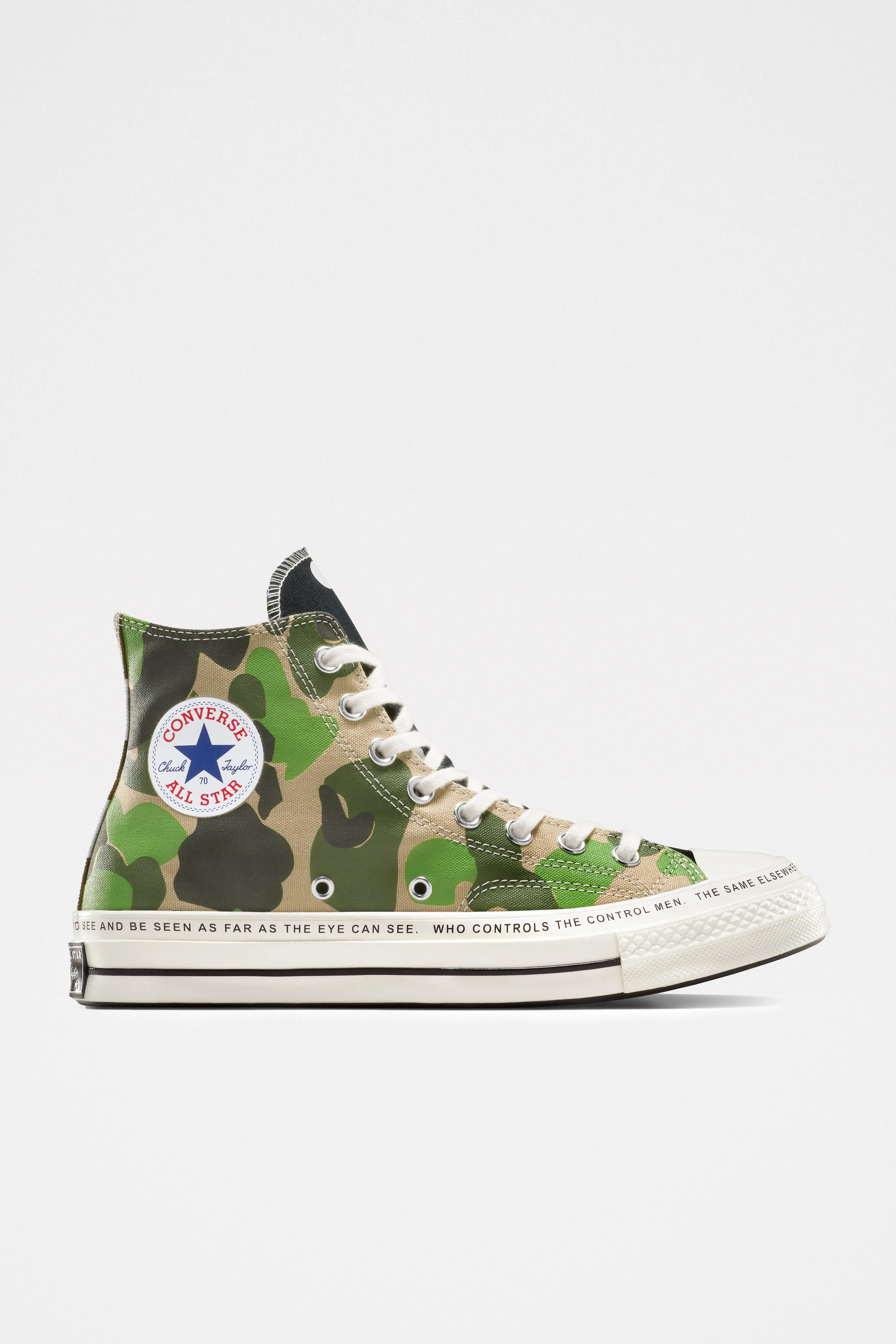 Converse x Brain Dead Chuck 70 Egret / Black / Multi