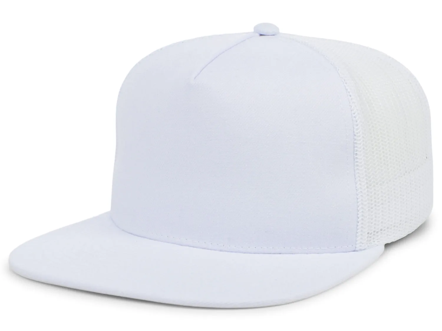 Crowns by Lids Essential 5-Panel Trucker - White