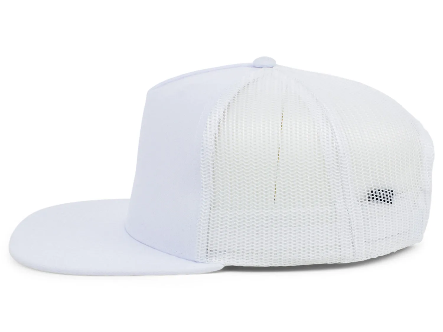 Crowns by Lids Essential 5-Panel Trucker - White