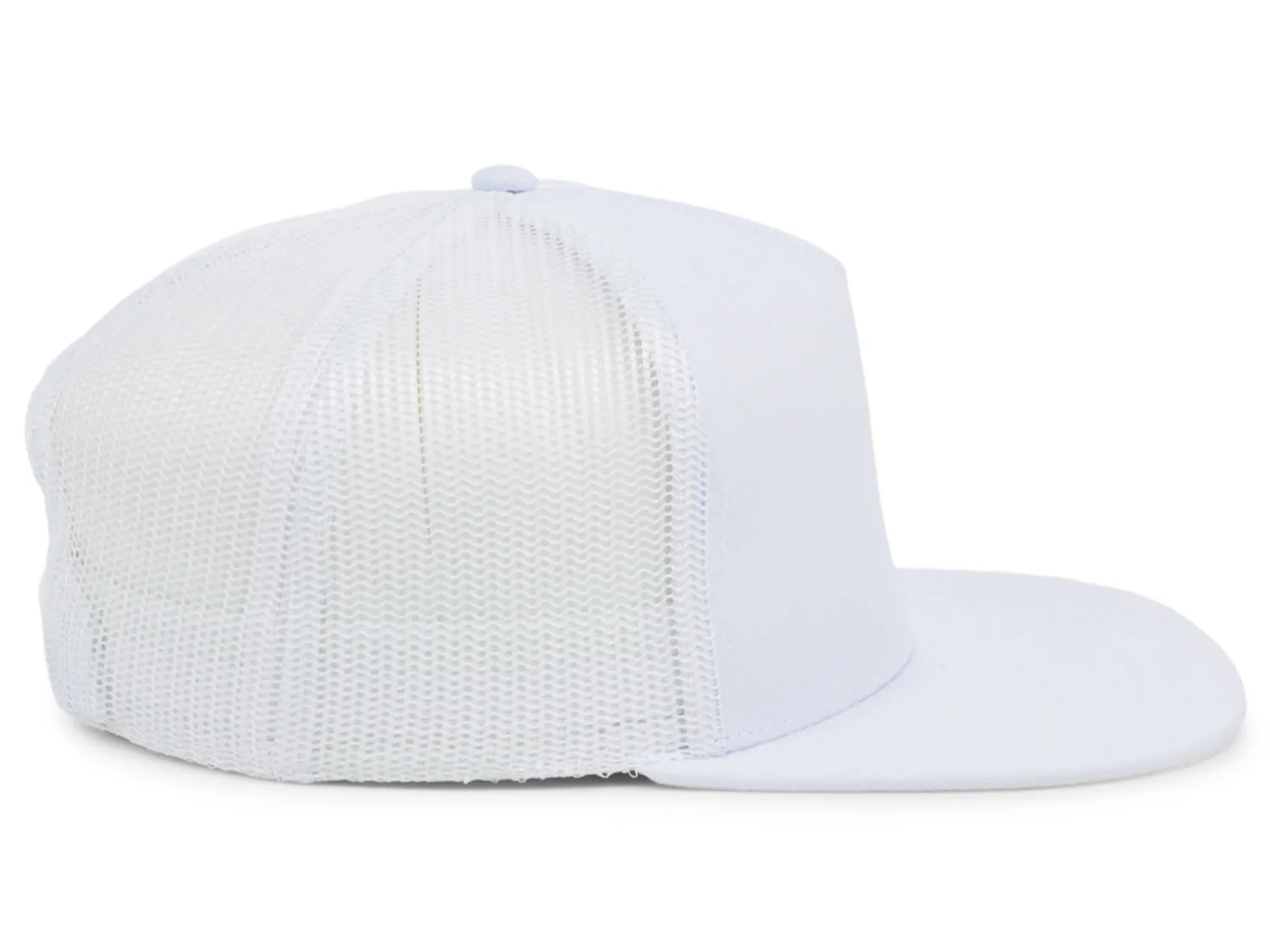 Crowns by Lids Essential 5-Panel Trucker - White