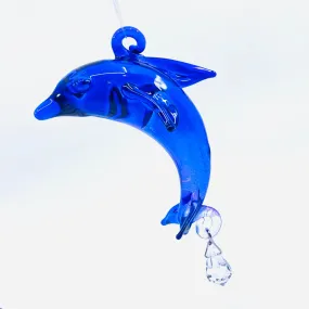 Dazzle Glass Dolphin, Blue 5