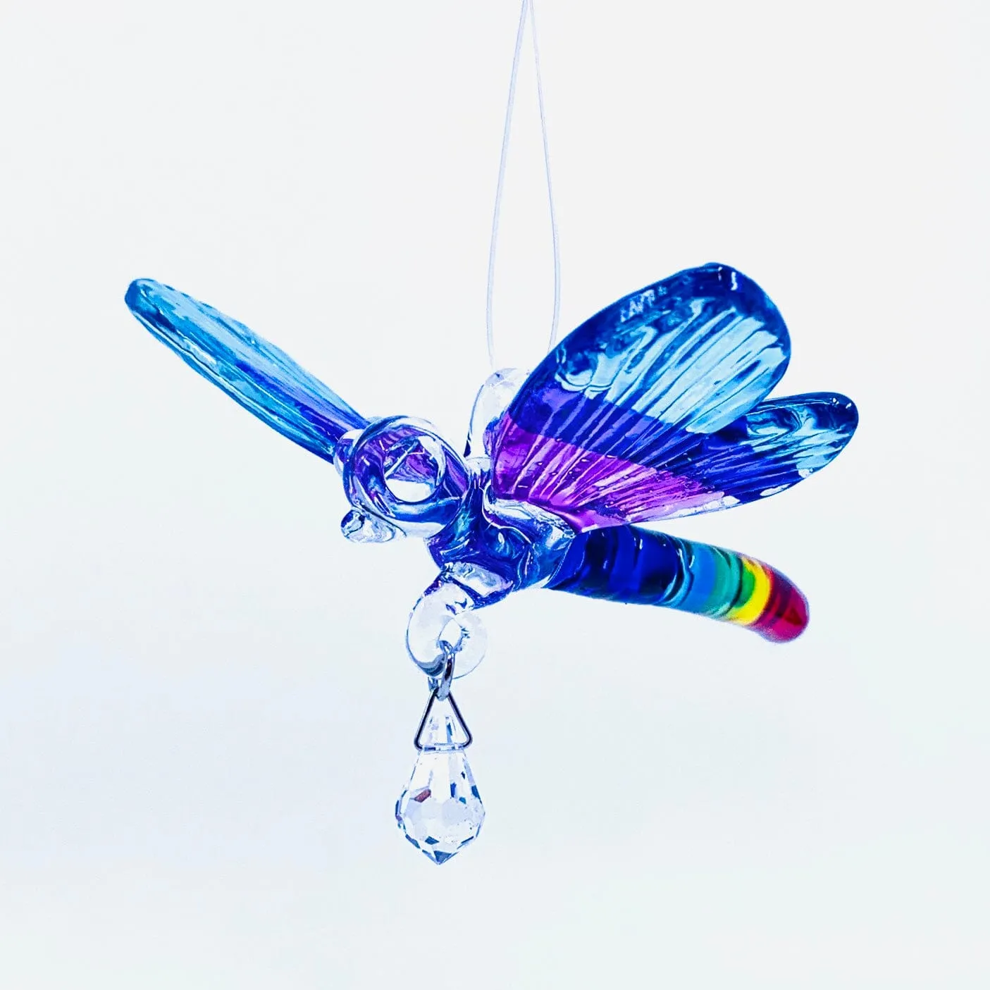 Dazzle Glass Dragonfly Rainbow 3