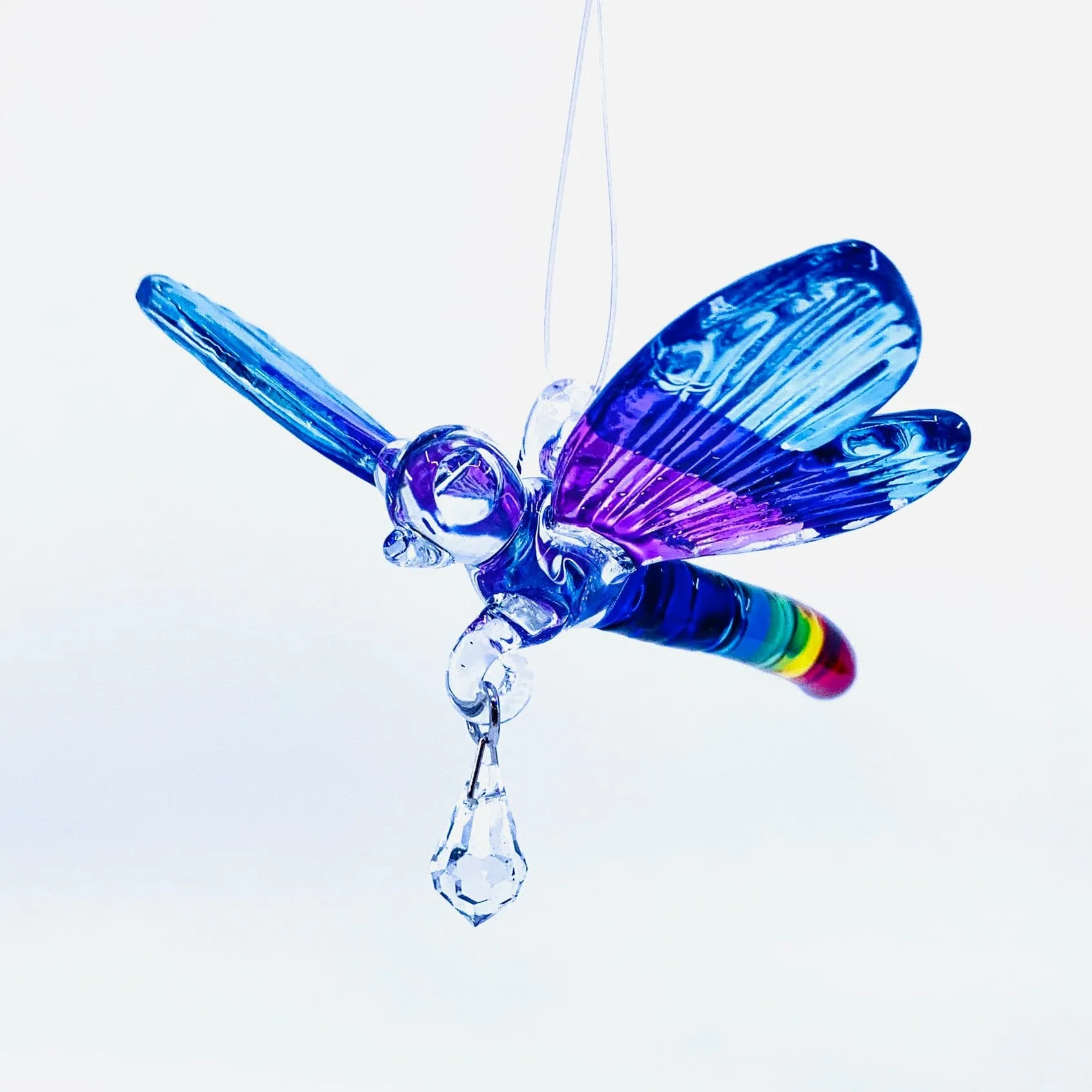 Dazzle Glass Dragonfly Rainbow 3