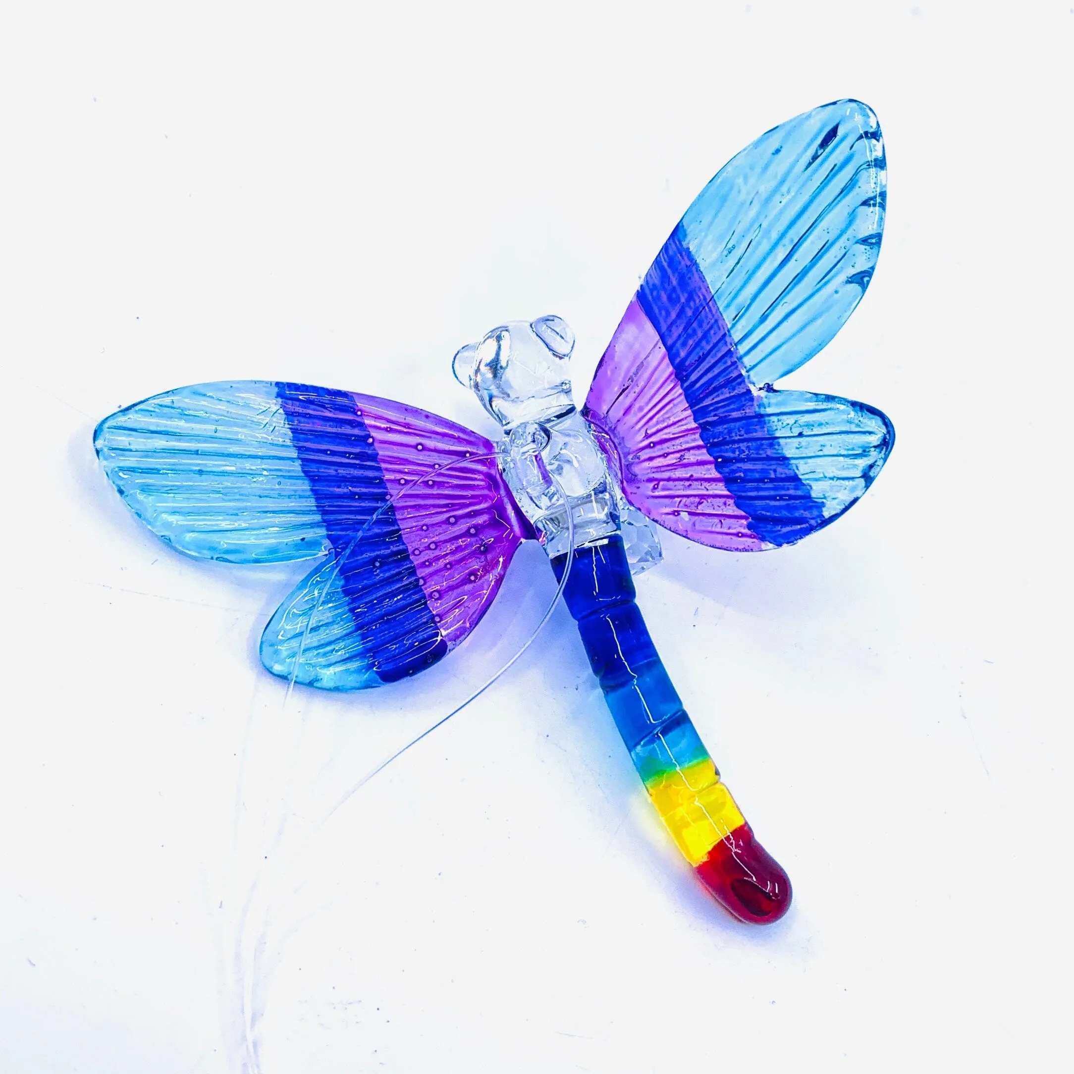 Dazzle Glass Dragonfly Rainbow 3