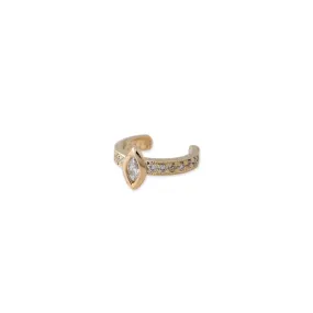 DIAMOND MARQUISE PAVE EAR CUFF