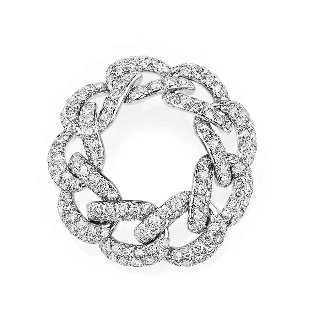 DIAMOND PAVE ESSENTIAL LINK RING