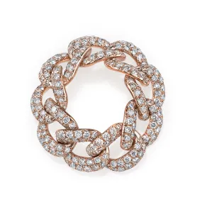 DIAMOND PAVE ESSENTIAL LINK RING