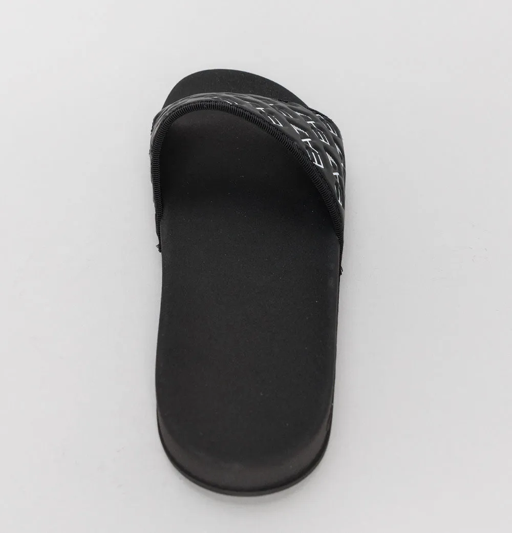 EA7 Sea World Multi Logo Slides Full Black/White