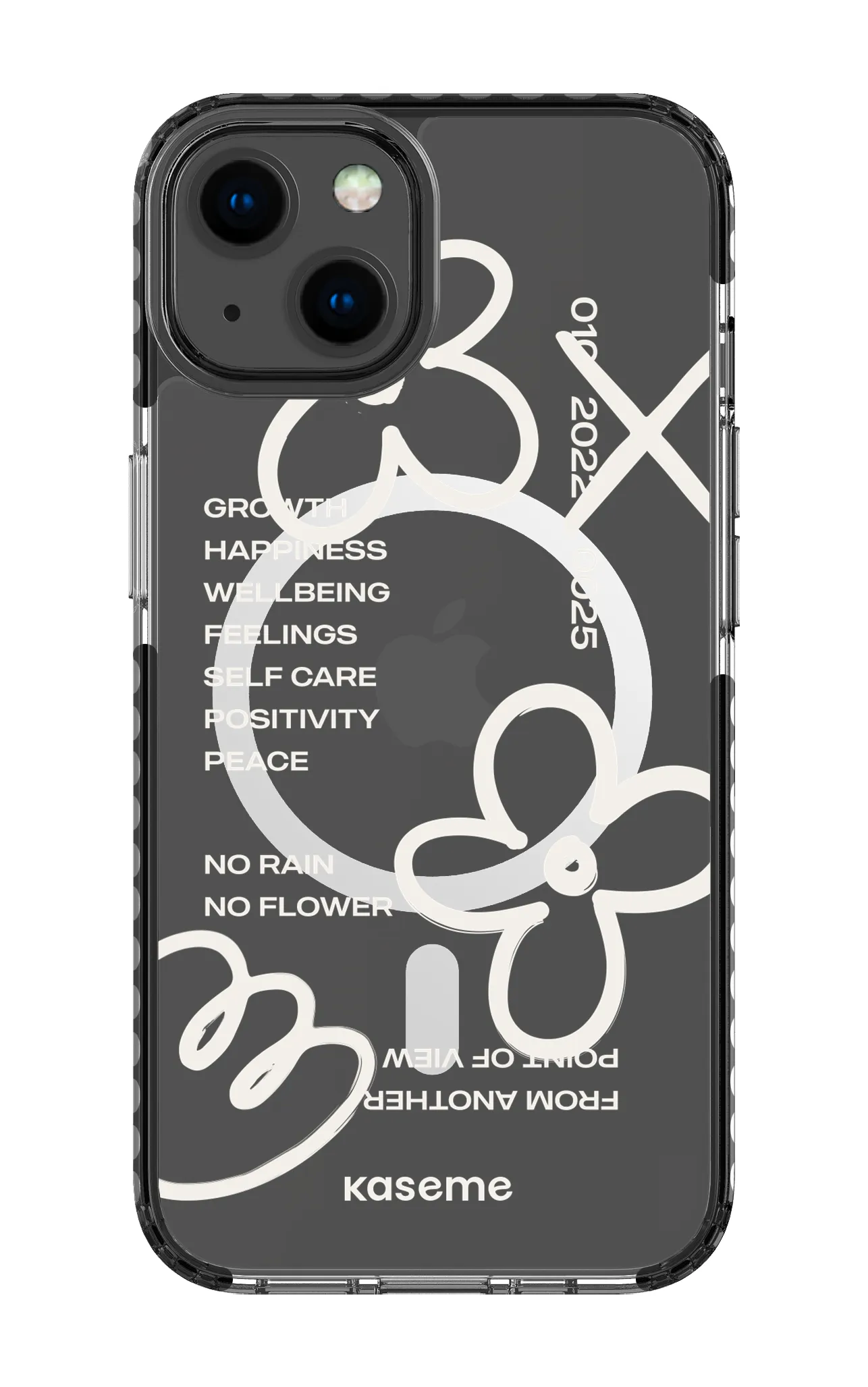 Feelings white clear case