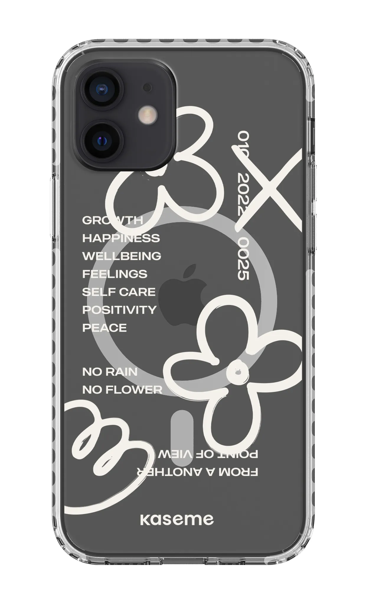 Feelings white clear case