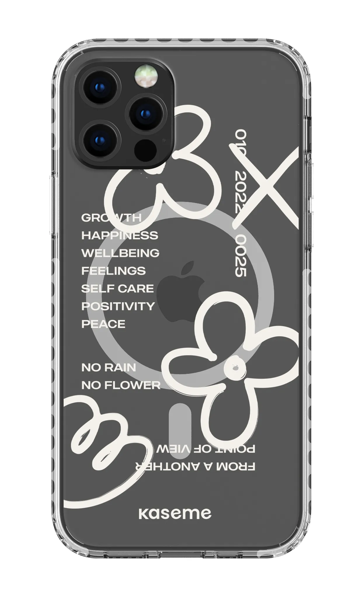 Feelings white clear case