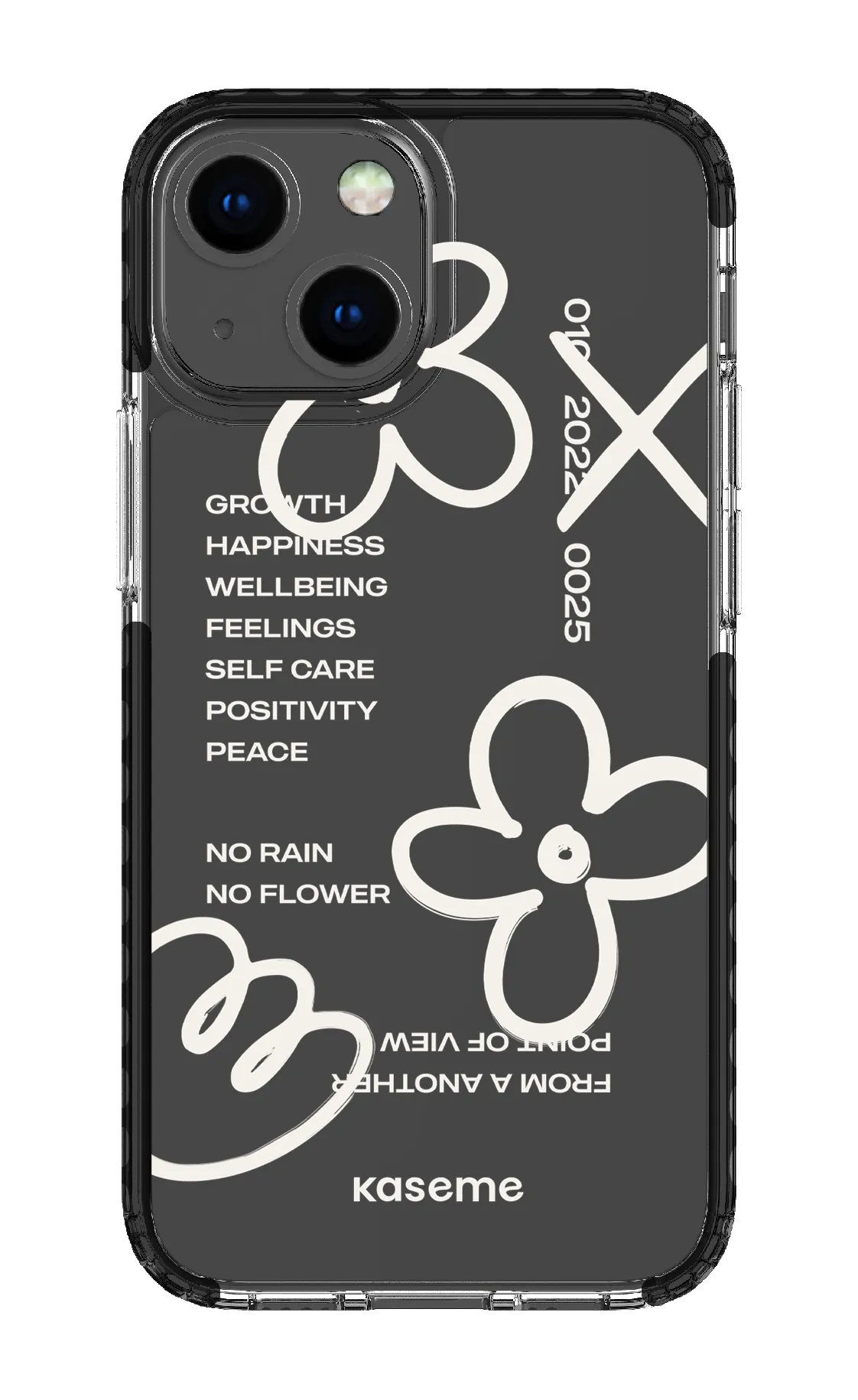 Feelings white clear case