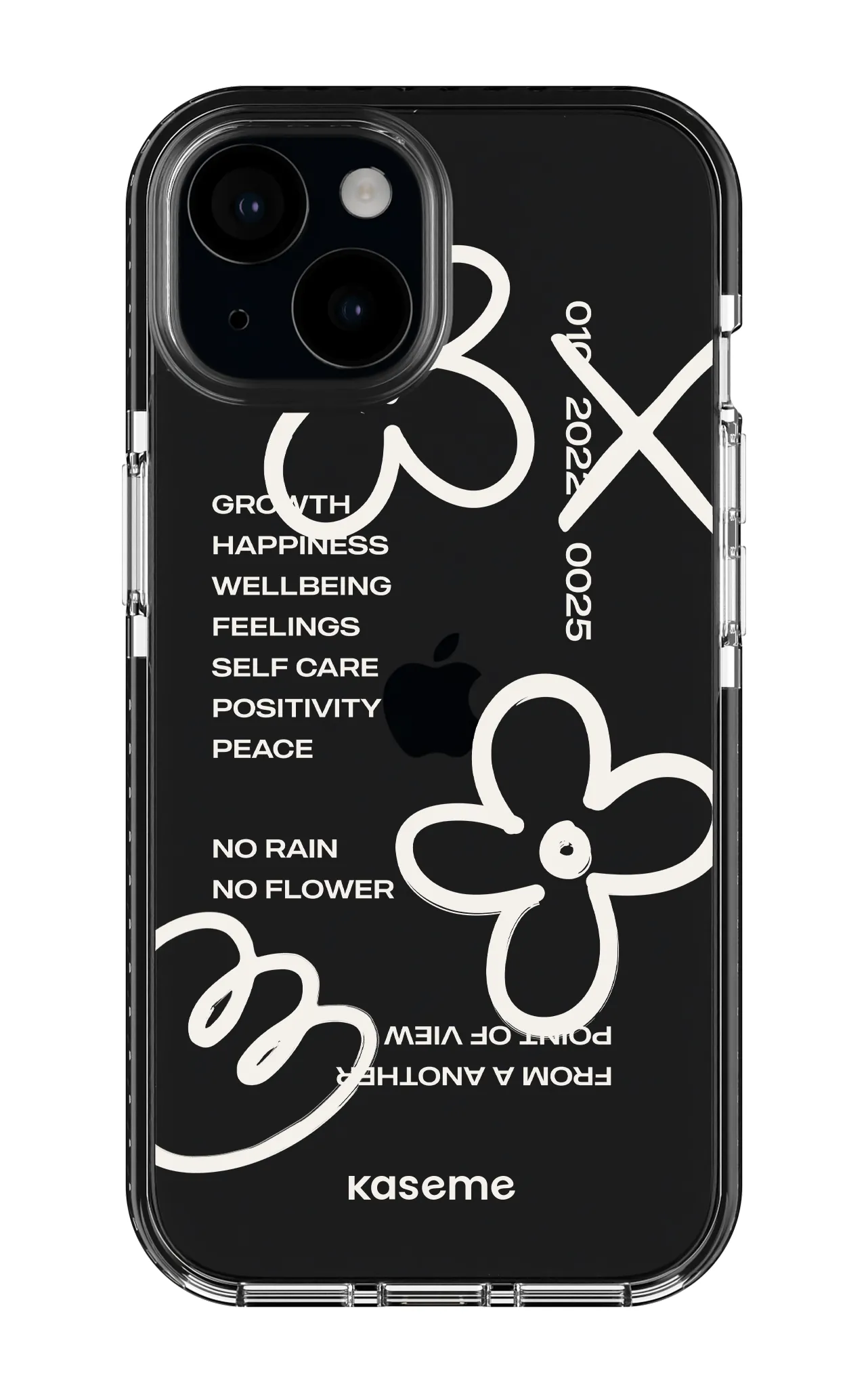 Feelings white clear case