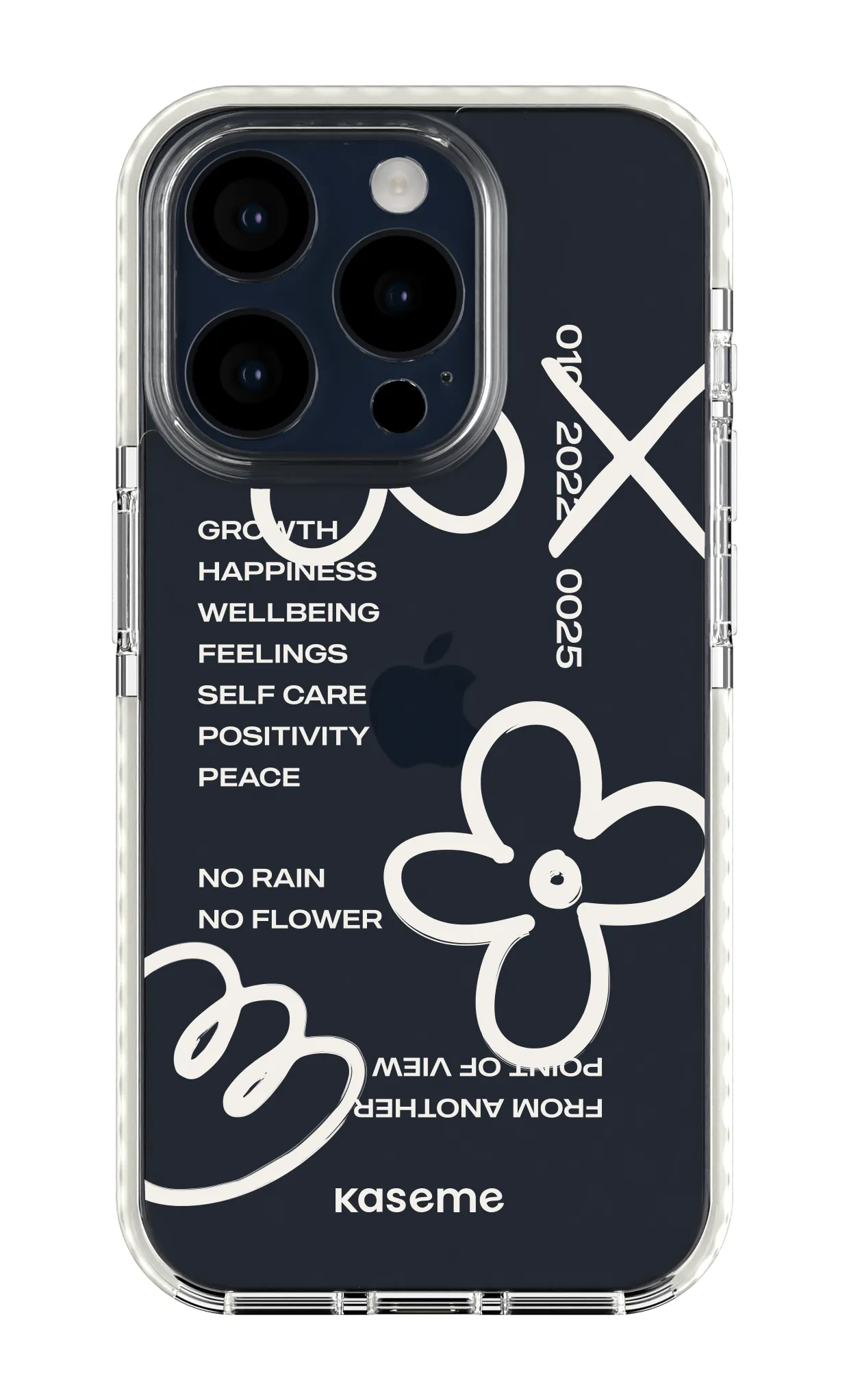 Feelings white clear case