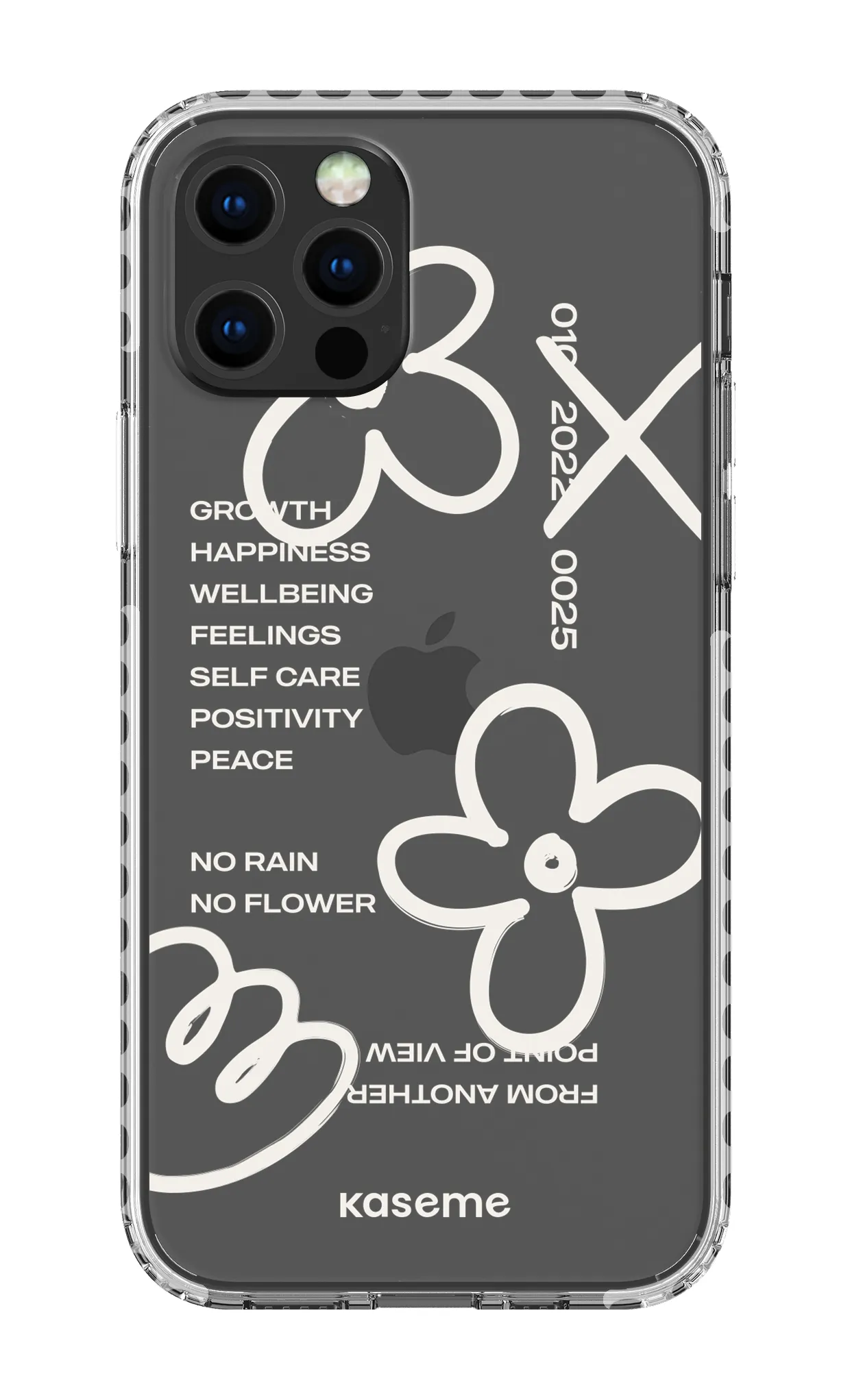 Feelings white clear case