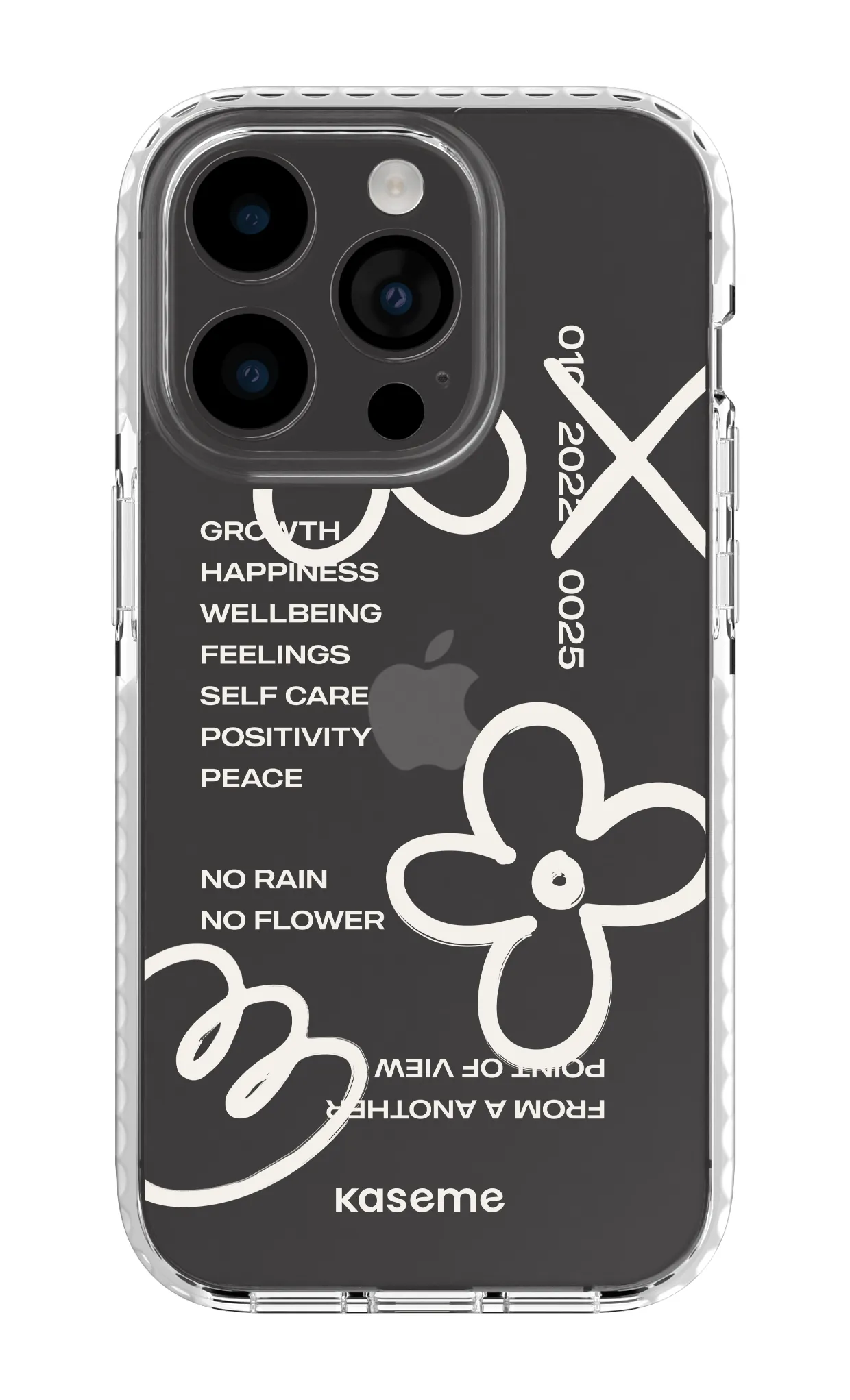 Feelings white clear case