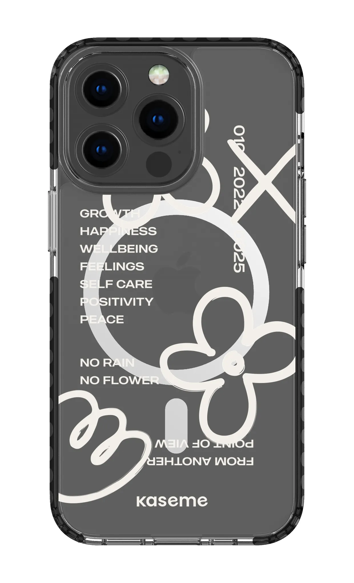 Feelings white clear case