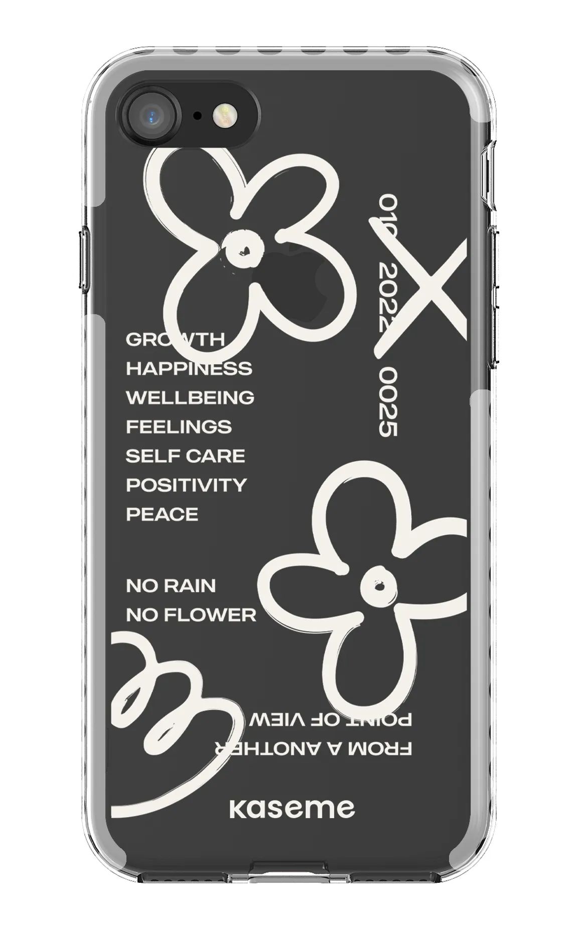 Feelings white clear case