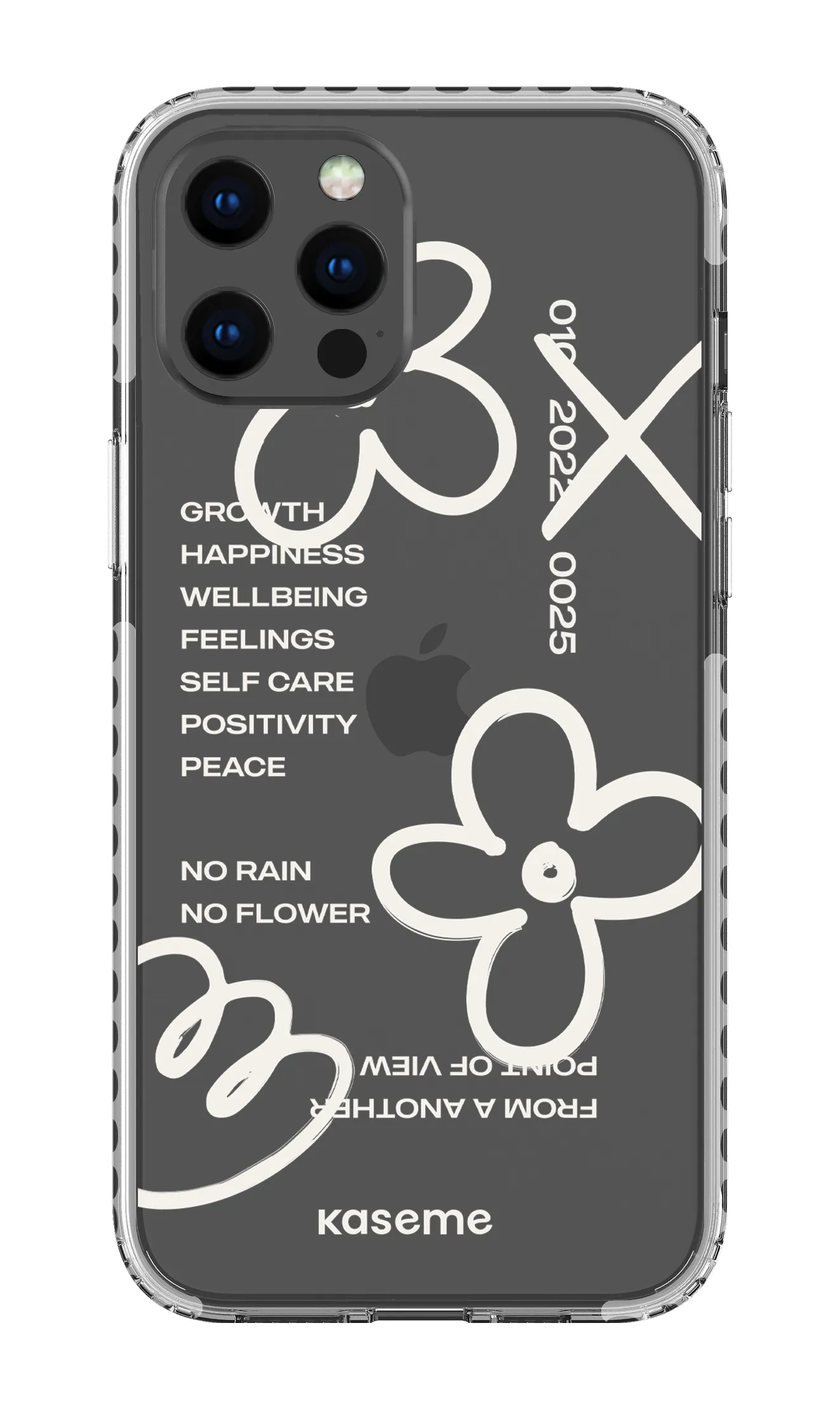 Feelings white clear case