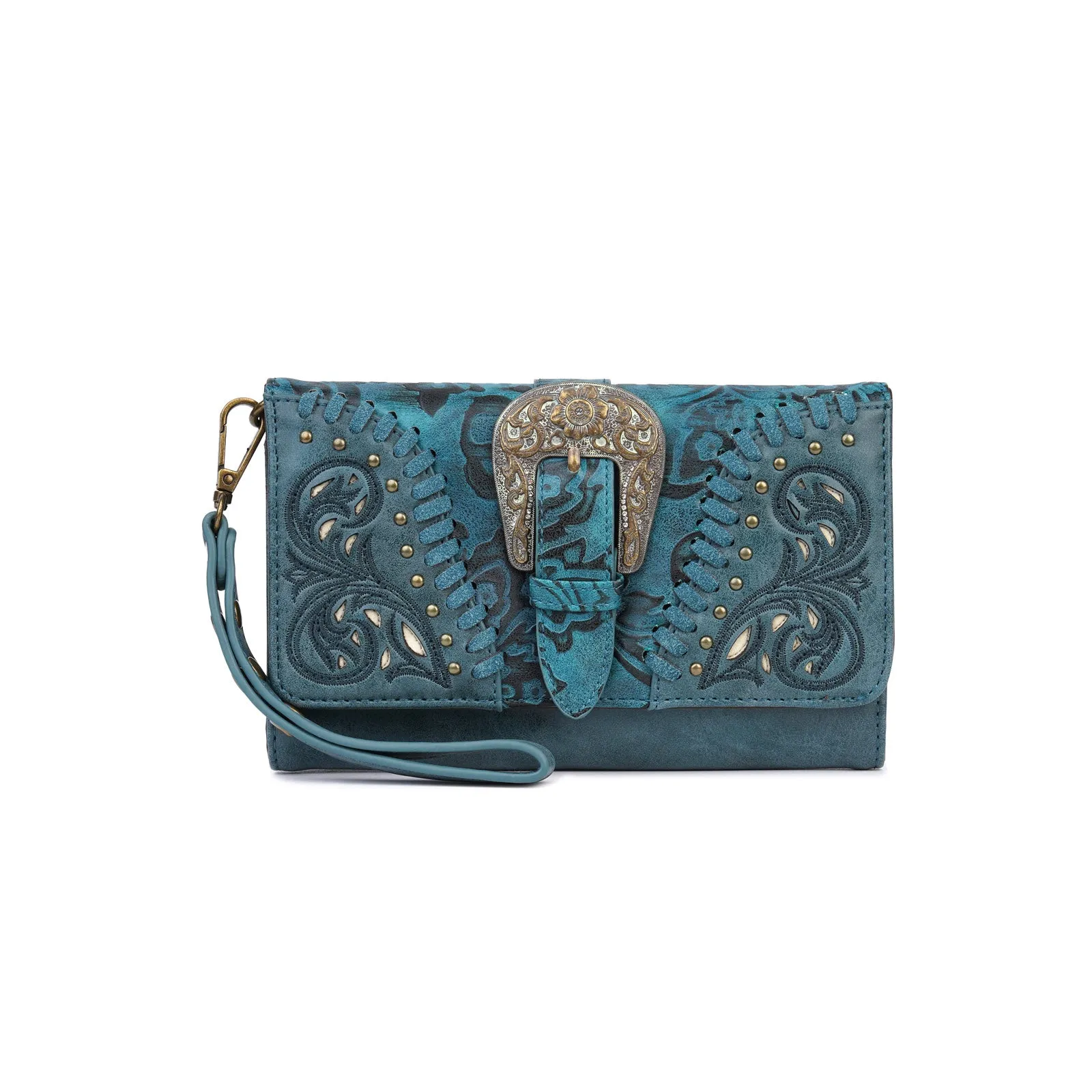 FIO-016 Montana West  Buckle Collection Wallet/Crossbody