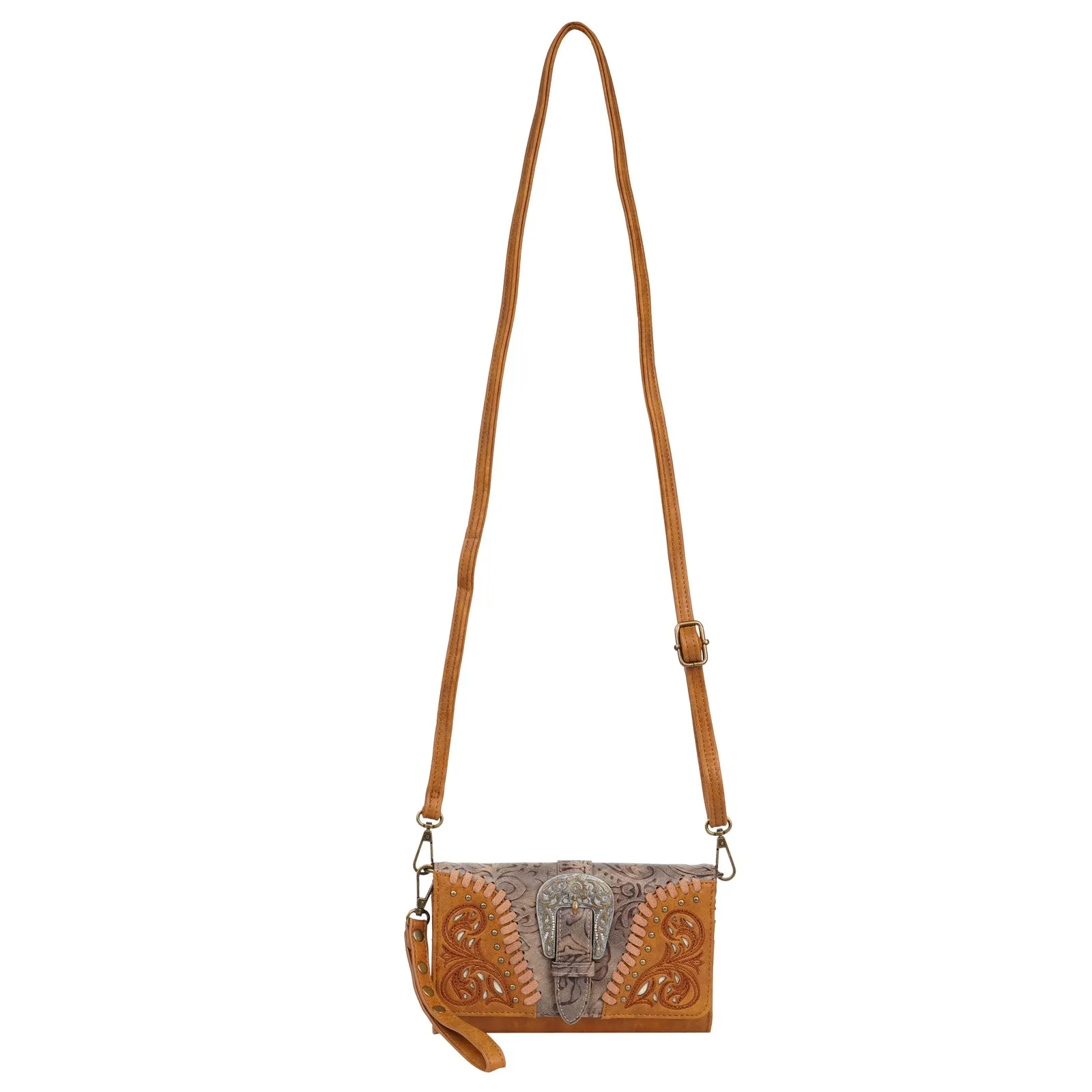 FIO-016 Montana West  Buckle Collection Wallet/Crossbody