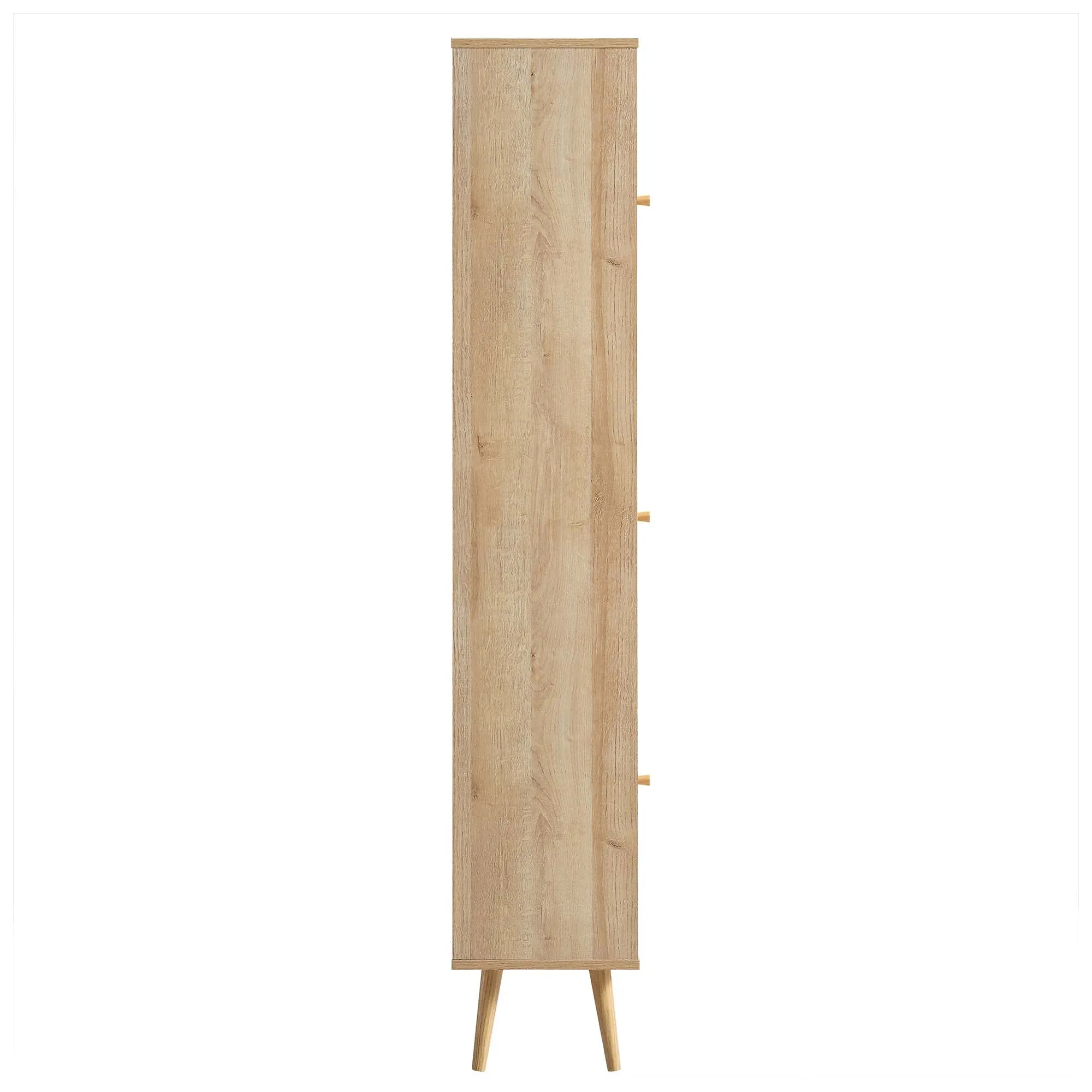 Frances Woven Rattan Tallboy Bathroom Unit, Natural