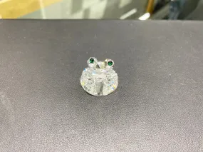 Frog Crystal Figurine