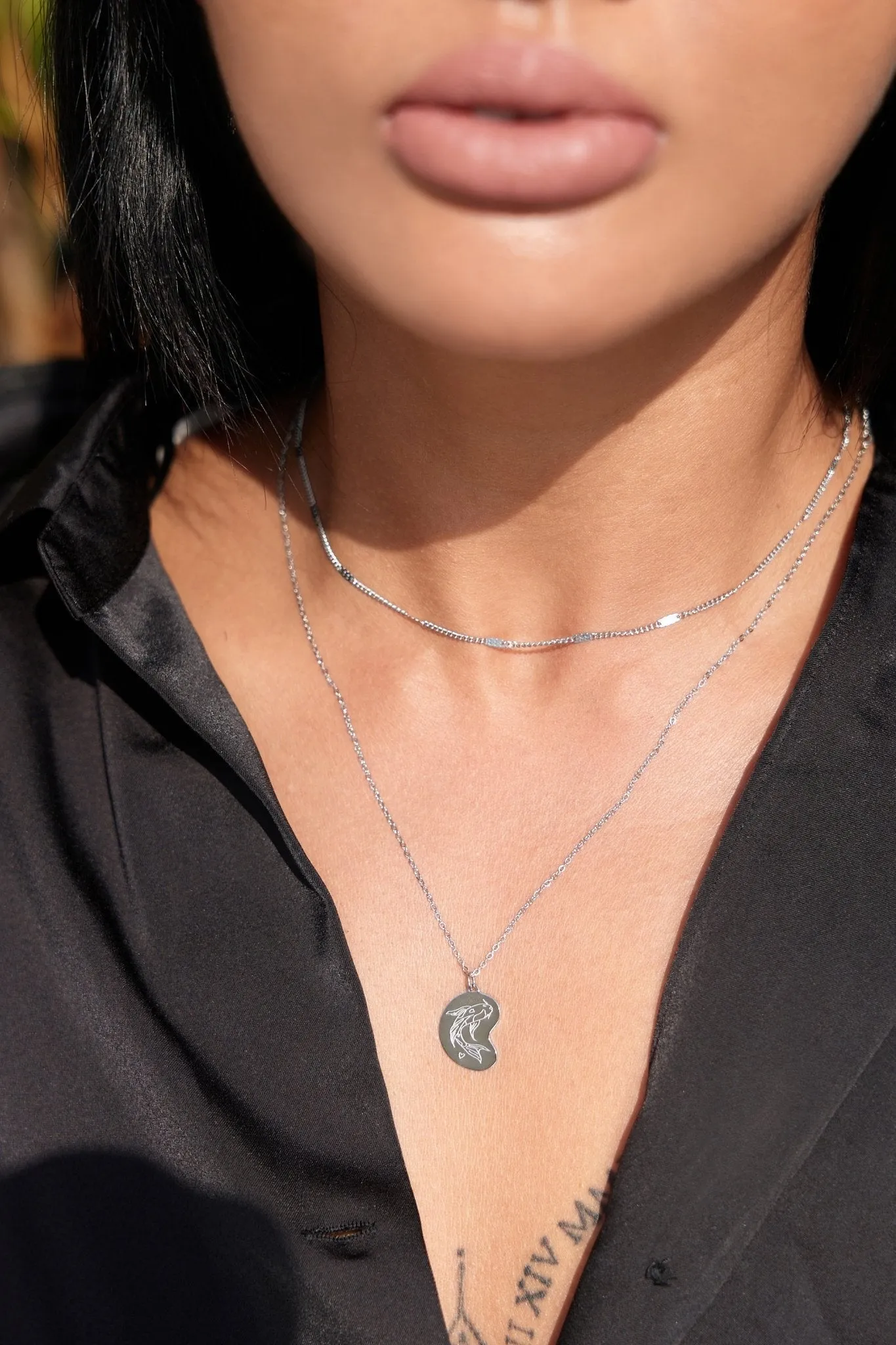 Hammered Chain Necklace