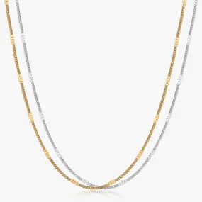 Hammered Chain Necklace