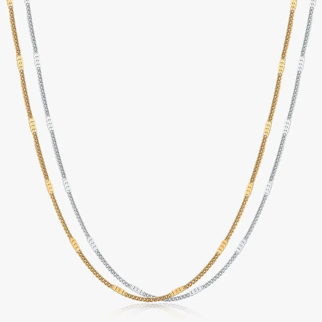 Hammered Chain Necklace