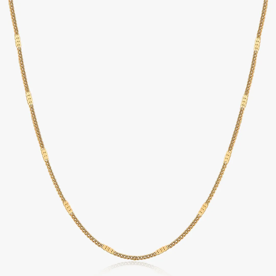 Hammered Chain Necklace