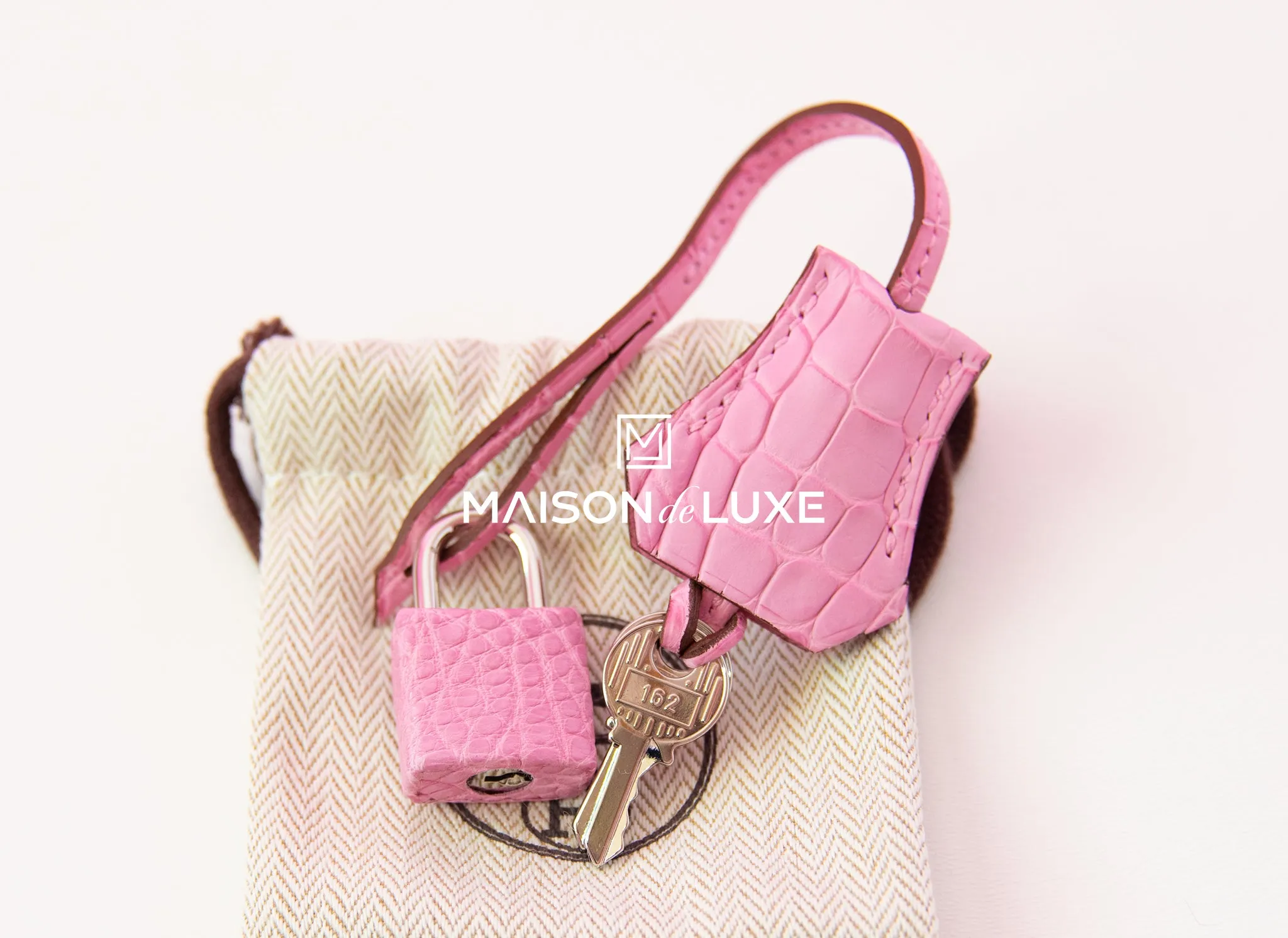 Hermes 5P Bubblegum Pink Crocodile Kelly 25 Handbag